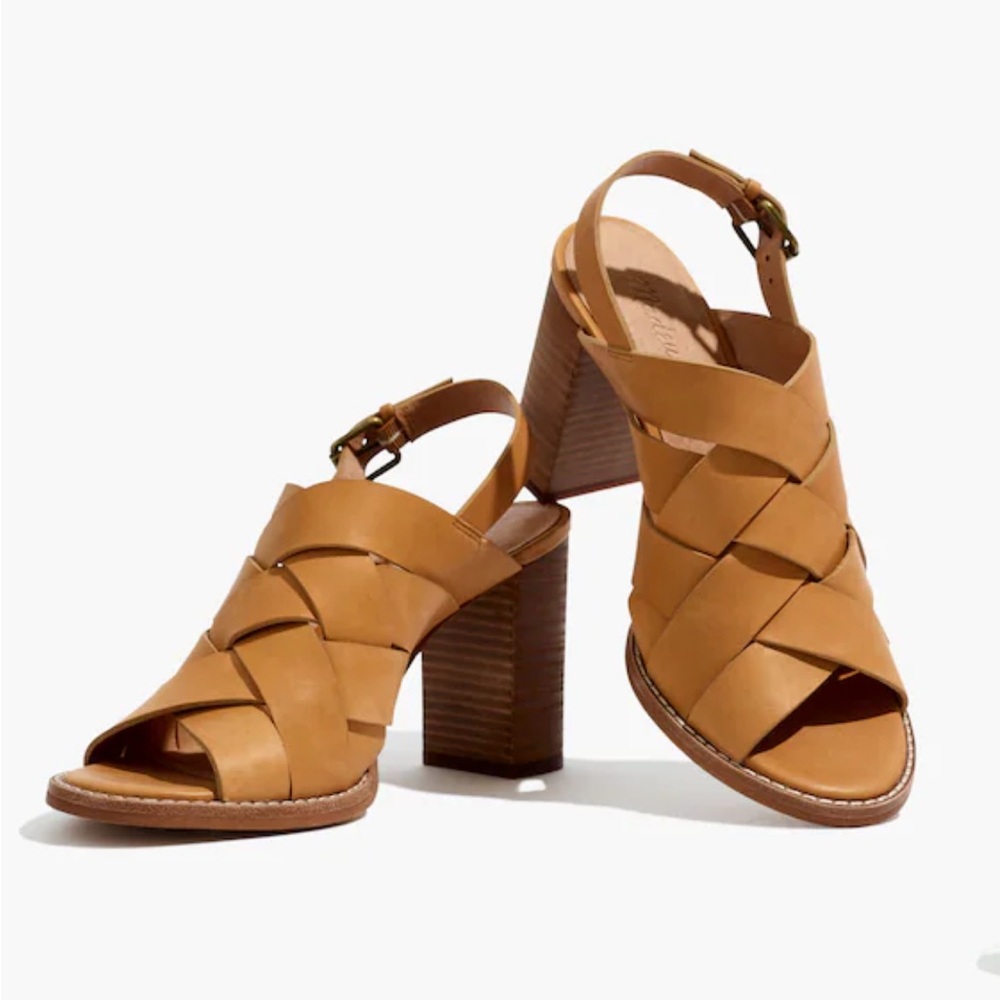 Madewell The Cindy Sandal Block Heel size 8.5